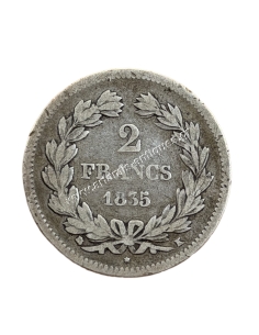 2 Francs 1835 K Louis Philippe I Γαλλία 2