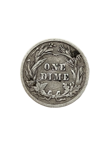 1 Dime 1904 Barber Dime