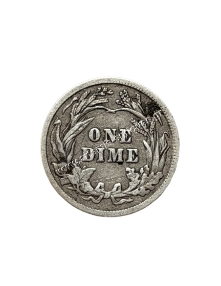 1 Dime 1904 Barber Dime