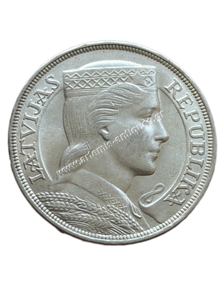 5 Lati 1932 Latvia Key Date