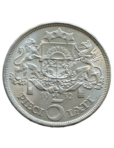 5 Lati 1932 Λετονία Key Date 2