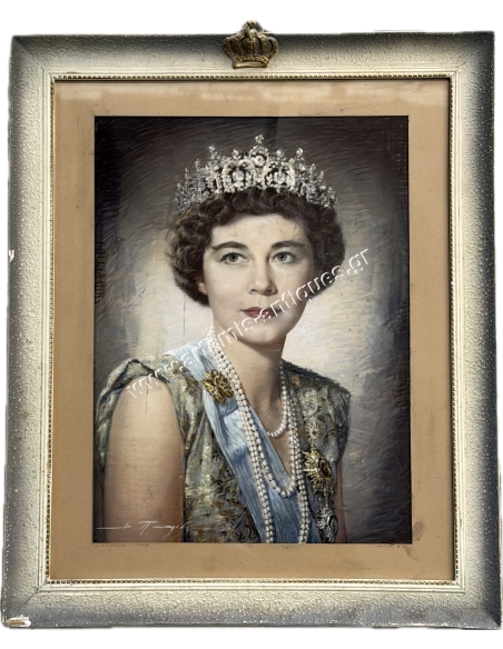 Queen Frederica of Greece by D. Patridis