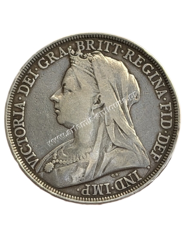1 Crown 1895 LVIII Victoria United Kingdom