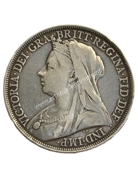 1 Crown 1895 LVIII Victoria Ηνωμένο Βασίλειο