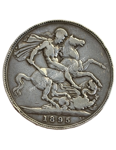 1 Crown 1895 LVIII Victoria Ηνωμένο Βασίλειο