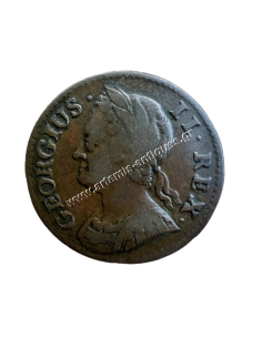 1 Farthing 1744 George II (Older Bust) United Kingdom