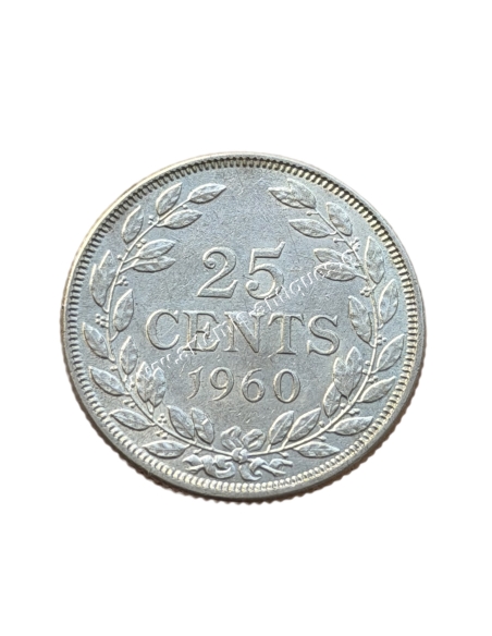 25 Cents 1960 Liberia
