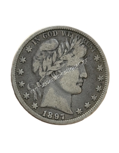1/2 Dollar 1897 O Barber Half Dollar