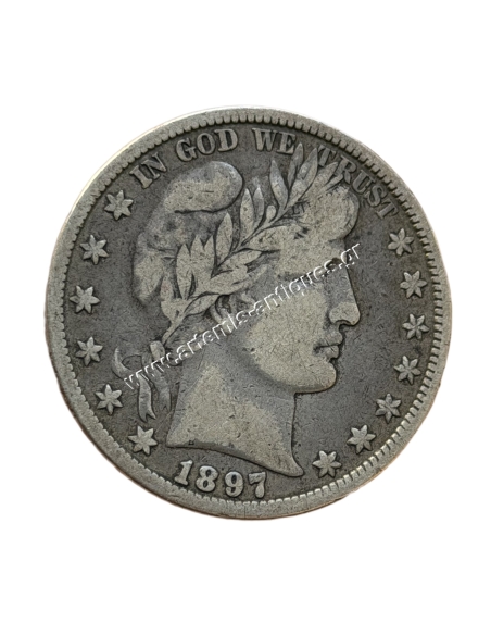 1/2 Dollar 1897 O Barber Half Dollar