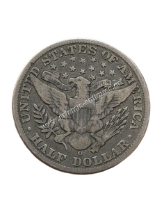 1/2 Dollar 1897 O Barber Half Dollar 2