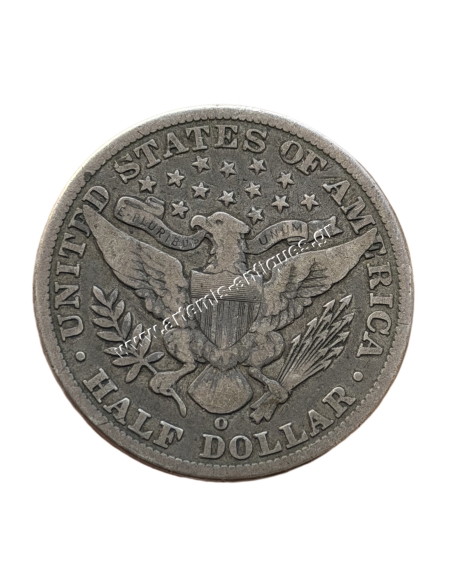 1/2 Dollar 1897 O Barber Half Dollar