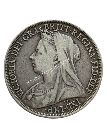 1 Crown 1896 LX Victoria United Kingdom