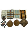 Greek Bar of 4 Medals Balkan Wars