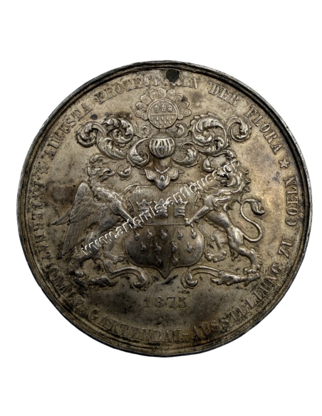Kronprinz Friedrich Wilhelm Διεθνής Έκθεσις Κηπουρικής 1875 Μετάλλιο Γερμανία