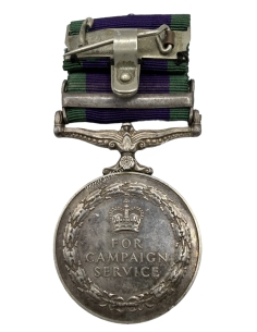 Awarded Medal for Campaign Service Borneo Queen Elizabeth II United Kingdom 2
