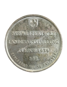 5 Francs 1939 Landitaler Ελβετία 2