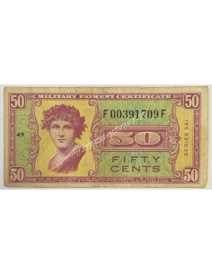 50 Cents ND 1958-1961 Military Payment Certificate ΗΠΑ