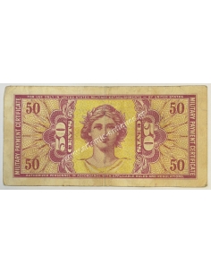 50 Cents ND 1958-1961 Military Payment Certificate ΗΠΑ 2