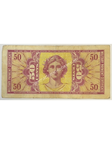 50 Cents ND 1958-1961 Military Payment Certificate ΗΠΑ