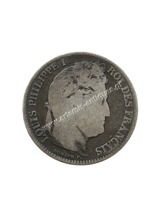 1 Franc 1844 W Louis Philippe France