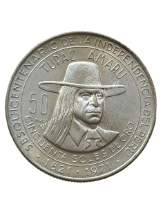50 Soles de Oro 1971 Peru