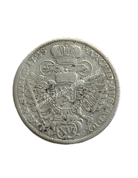 15 Kreuzers 1728 Charles VI Graz Duchy of Styria Austrian State