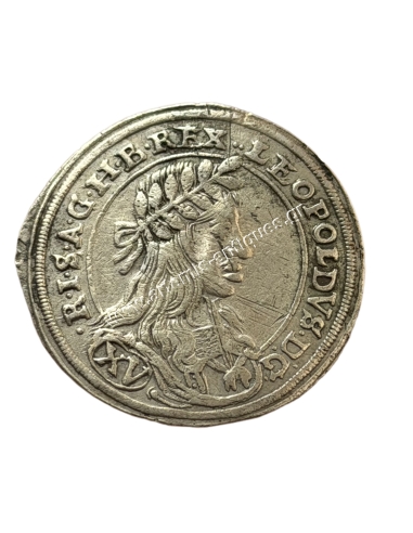 15 Kreuzers 1661 Leopold I Vienna Variety Austrian Empire