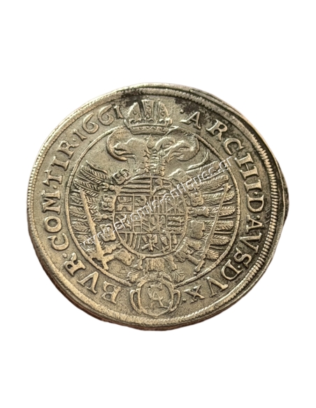 15 Kreuzers 1661 Leopold I Vienna Variety Austrian Empire
