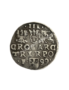 Trojak / 3 Grosze 1599 Sigismund III Vasa Iger W.99.1.a Wschowa Polish - Lithuanian Commonwelth 2