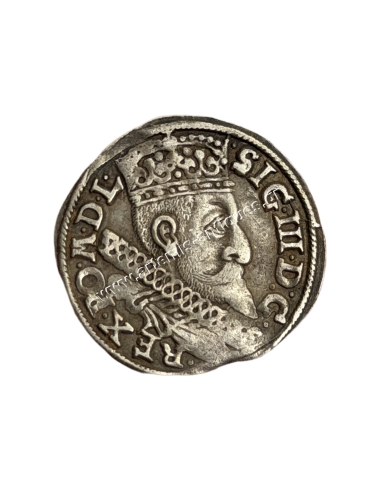 Trojak / 3 Grosze 1597 Sigismund III Vasa Bydgoszcz Polish - Lithuanian Commonwelth