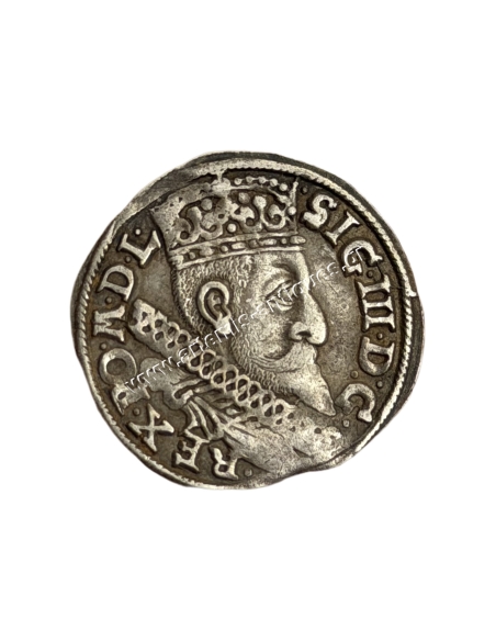 Trojak / 3 Grosze 1597 Sigismund III Vasa Bydgoszcz Πολωνική - Λιθουανική Κοινοπολιτεία