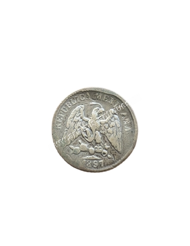 5 Centavos 1897 Go R Mexico