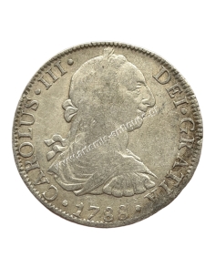 8 Reales 1788 Charles III New Spain, Mexico