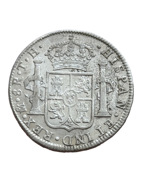8 Reales 1804 TH Charles IV New Spain, Mexico