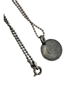 British Silver Coin Necklace 2