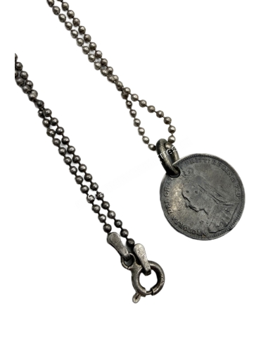 British Silver Coin Necklace