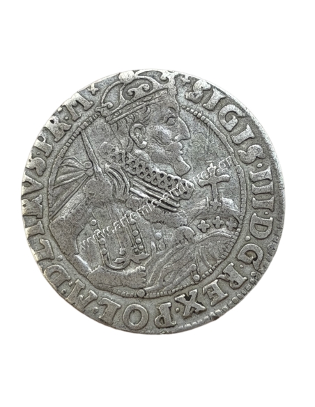 Ort 1624 Sigismund III Vasa Gdansk Polish-Lithuanian Commonwelth