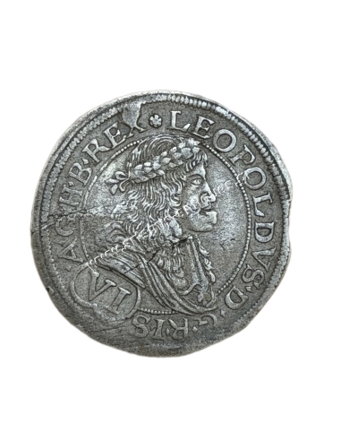 6 Kreuzers 1678 Leopold I Vienna With Rosette Austrian Empire