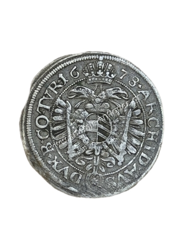 6 Kreuzers 1678 Leopold I Vienna With Rosette Austrian Empire