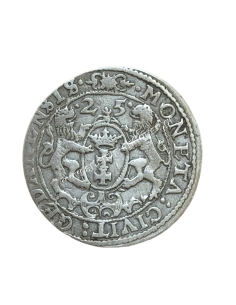 Ort 1625 Sigismund III Vasa Gdansk Polish-Lithuanian Commonwelth 2