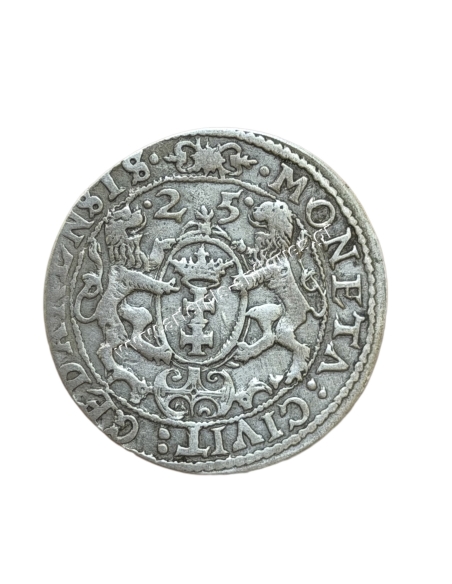 Ort 1625 Sigismund III Vasa Gdansk Polish-Lithuanian Commonwelth