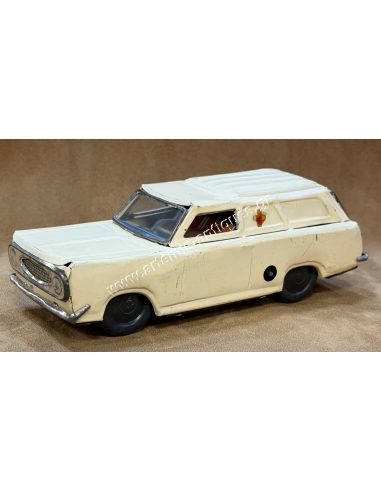 Greek Red Cross Ambulance Tin Toy by Nikolaidis