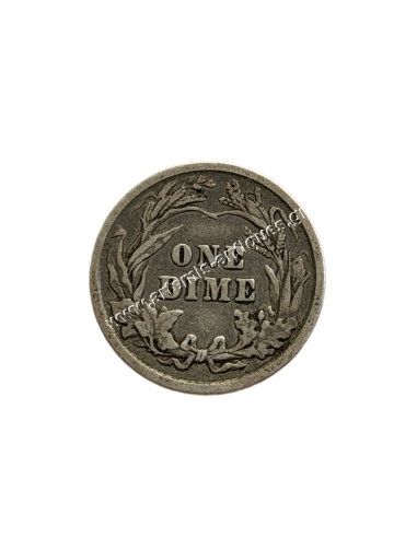 1 Dime 1902 Barber Dime