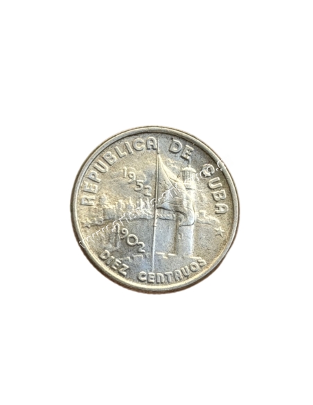 10 Centavos 1952 50th Anniversary of the Republic