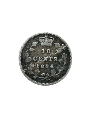 10 Cents 1894 Victoria Canada