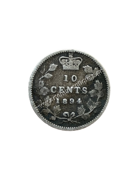 10 Cents 1894 Victoria Καναδάς