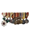 Bar of 9 Japanese medals
