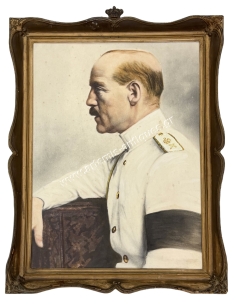 King Constantine with mourning armband