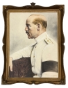 King Constantine with mourning armband
