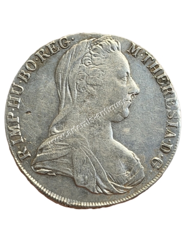 1812-1820 1 Thaler 1780 Hafner 3b Maria Theresia Austrian Empire